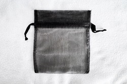 Black Organza Bag, 5X7 inches #2