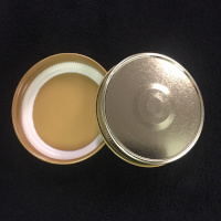 Gold Button Lid for Jelly & Mason Jars (70G)