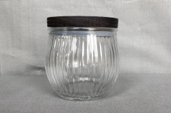 Fluted Flint Votive, 6 oz (Lid not included) Packed 12 #3