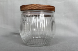 Fluted Flint Votive, 6 oz (Lid not included) Packed 12 #2